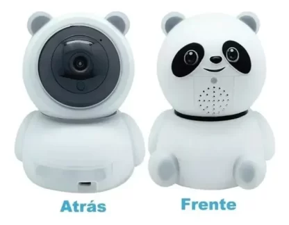 Câmera IP Urso Panda WiFi 360 Inteligente Com Áudio + Visão Noturna + Detecção Movimento - Seus Filhos Seguros - Image 3