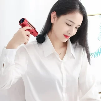 Massageador Profissional Muscular Pistola c/ LED Alta Frequência - Elétrico - Massagem Profunda e Relaxante