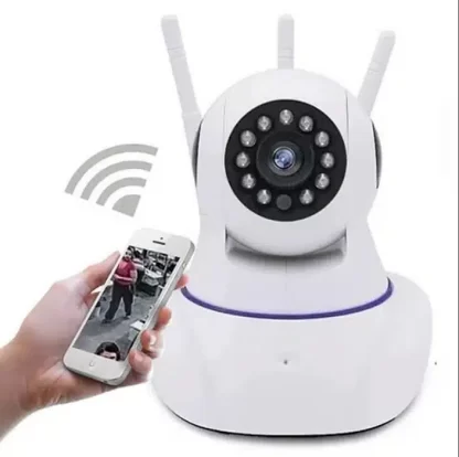Câmera IP de Segurança 360 WiFi HD Visão Noturna e Audio Bidirecional - 1.3MP - HD 720p