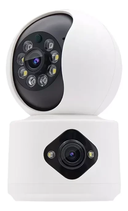 Câmera IP Bába Eletrônica Inteligente Panorâmica WiFi - Lente Dupla - Zoom Digital 4x - Alarme - Image 5