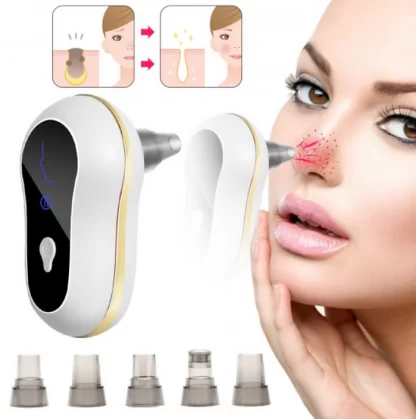 Limpador Facial Removedor Resíduos de Maquiagem e Cravos -  Aspirador por Sucção a Vácuo - USB - Image 2