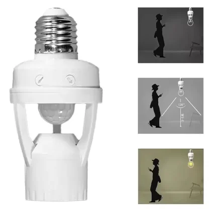 Sensor De Presença Com Fotocélula Para Lâmpada Soquete E27 Bivolt - Segurança, Praticidade e Economia - Image 6