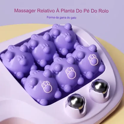 Massageador De Pés Rolador Com Técnica De Reflexologia - Alívio Rápido - Mais Saúde e Conforto - Image 2