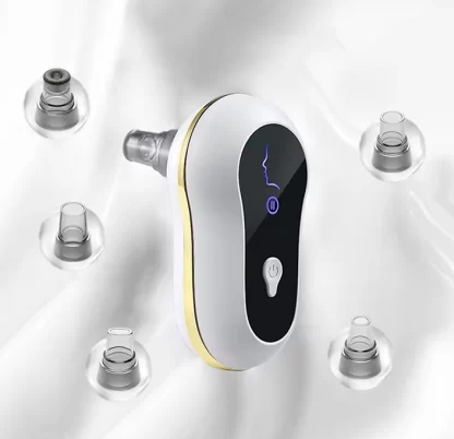 Limpador Facial Removedor Resíduos de Maquiagem e Cravos -  Aspirador por Sucção a Vácuo - USB - Image 10