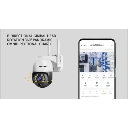 Câmera de Segurança Jortan 8181M 2 Antenas + Painel Solar Externo - Detector de Movimentos - A prova d'água IP66 - Image 8