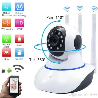 Câmera IP de Segurança 360 WiFi HD Visão Noturna e Audio Bidirecional - 1.3MP - HD 720p - Image 7