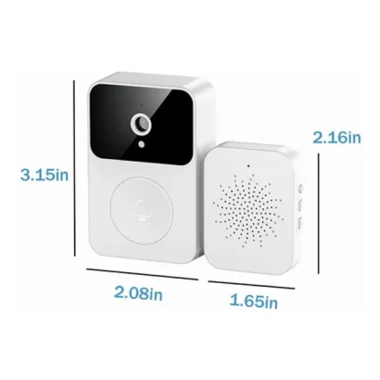 Campainha Com Câmera Vídeo s/ Fio Wi-Fi HD conectada ao Celular - Segurança e Conforto na Mão - Image 3