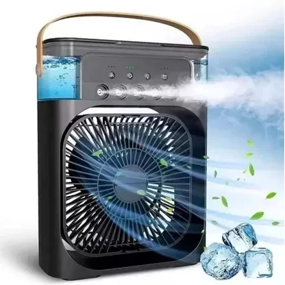 Mini Air Condicionado Portátil Ventilador Umidificador Climatizador de Ambiente - USB - Image 6