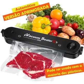 Seladora à Vácuo Portátil para Armazenar Alimentos e Proteger seus Objetos Livres de Poeira - 110V